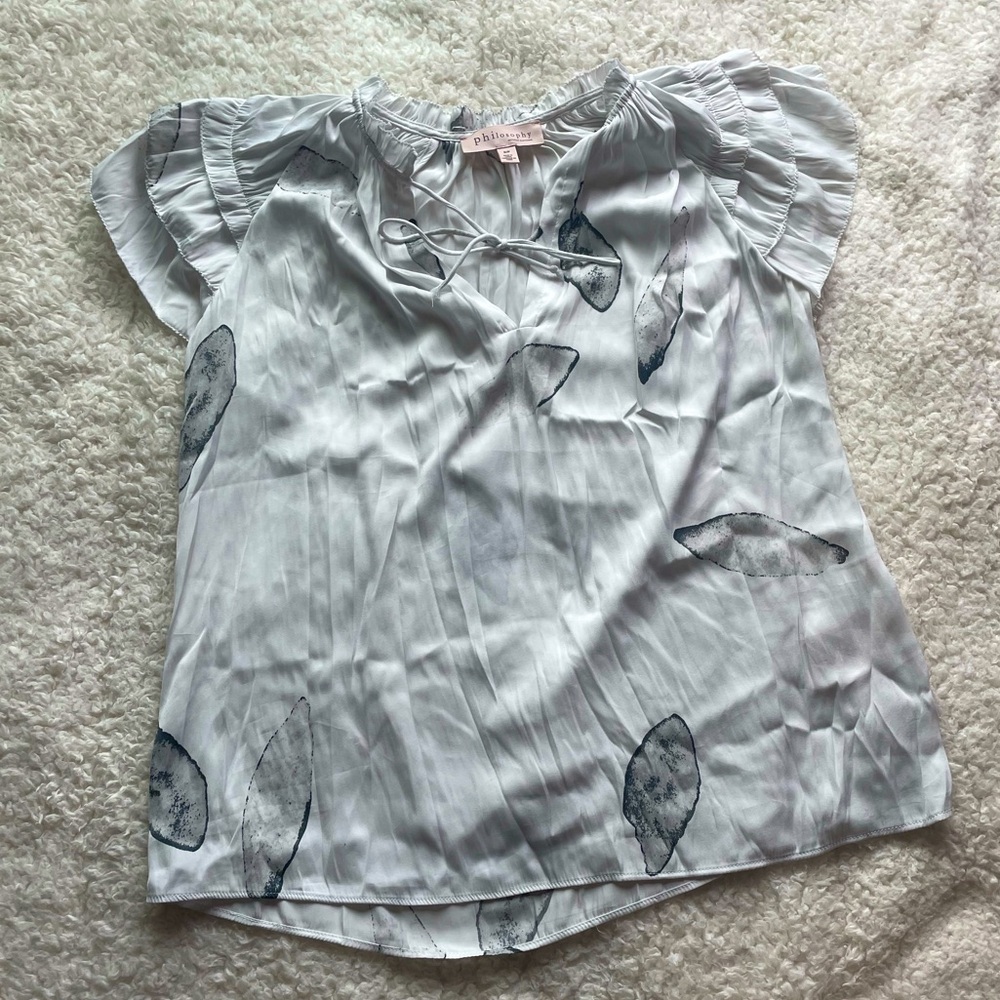 Philosophy Republic Clothing Women’s Small Flower Blouse